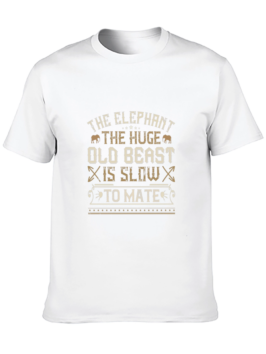 Elephant Lover T-Shirt: Slow to Mate Tee