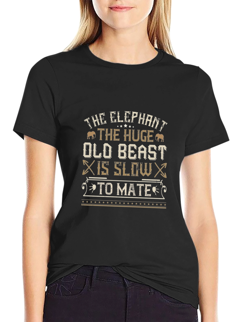 Elephant Lover T-Shirt: Slow to Mate Tee