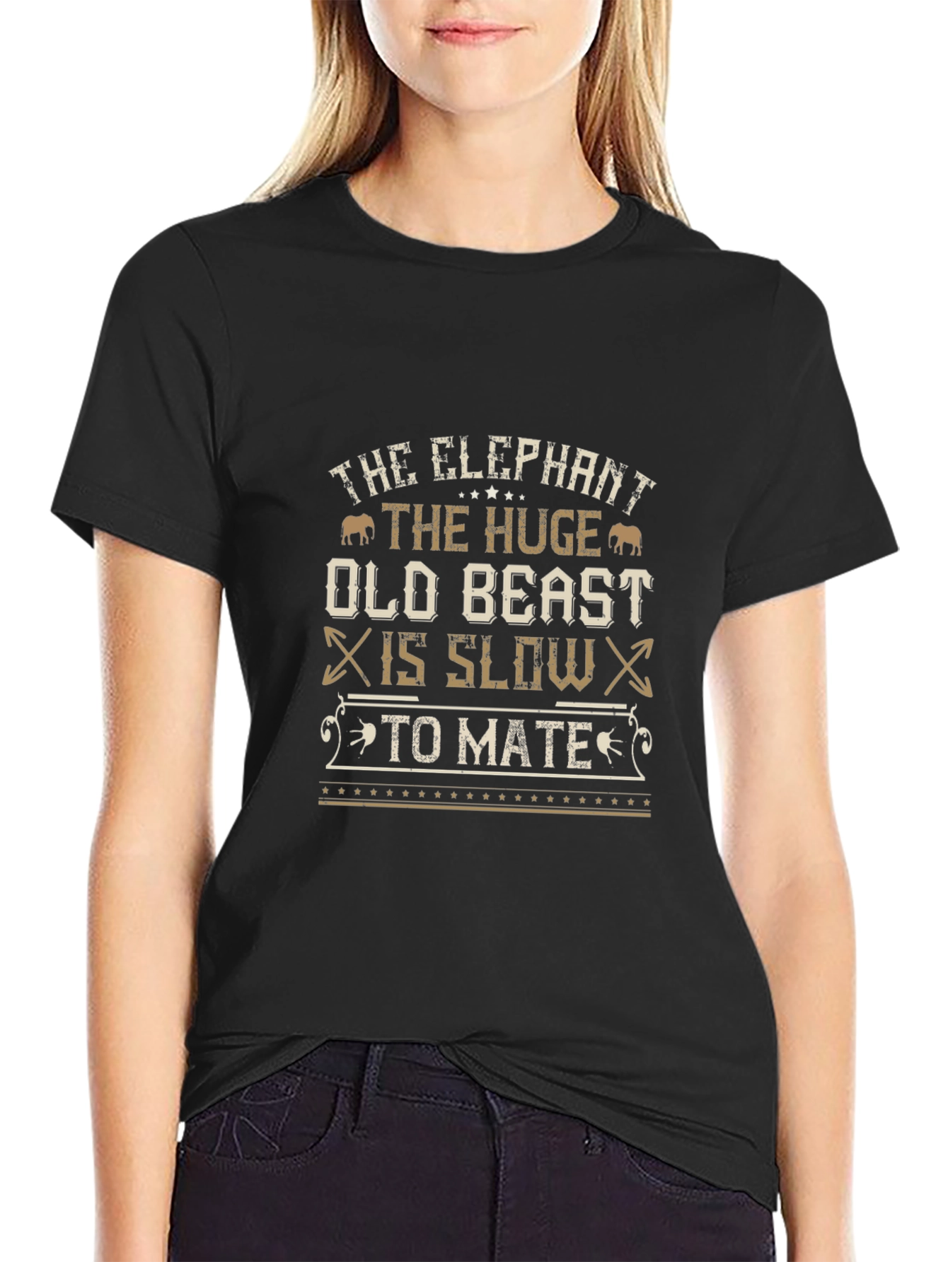 Elephant Lover T-Shirt: Slow to Mate Tee
