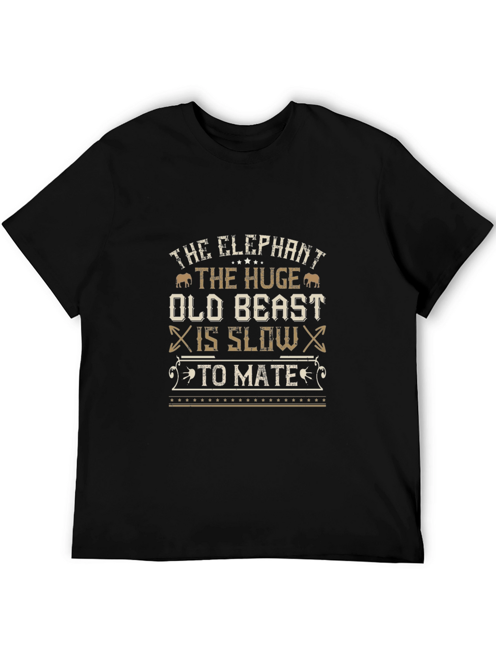 Elephant Lover T-Shirt: Slow to Mate Tee