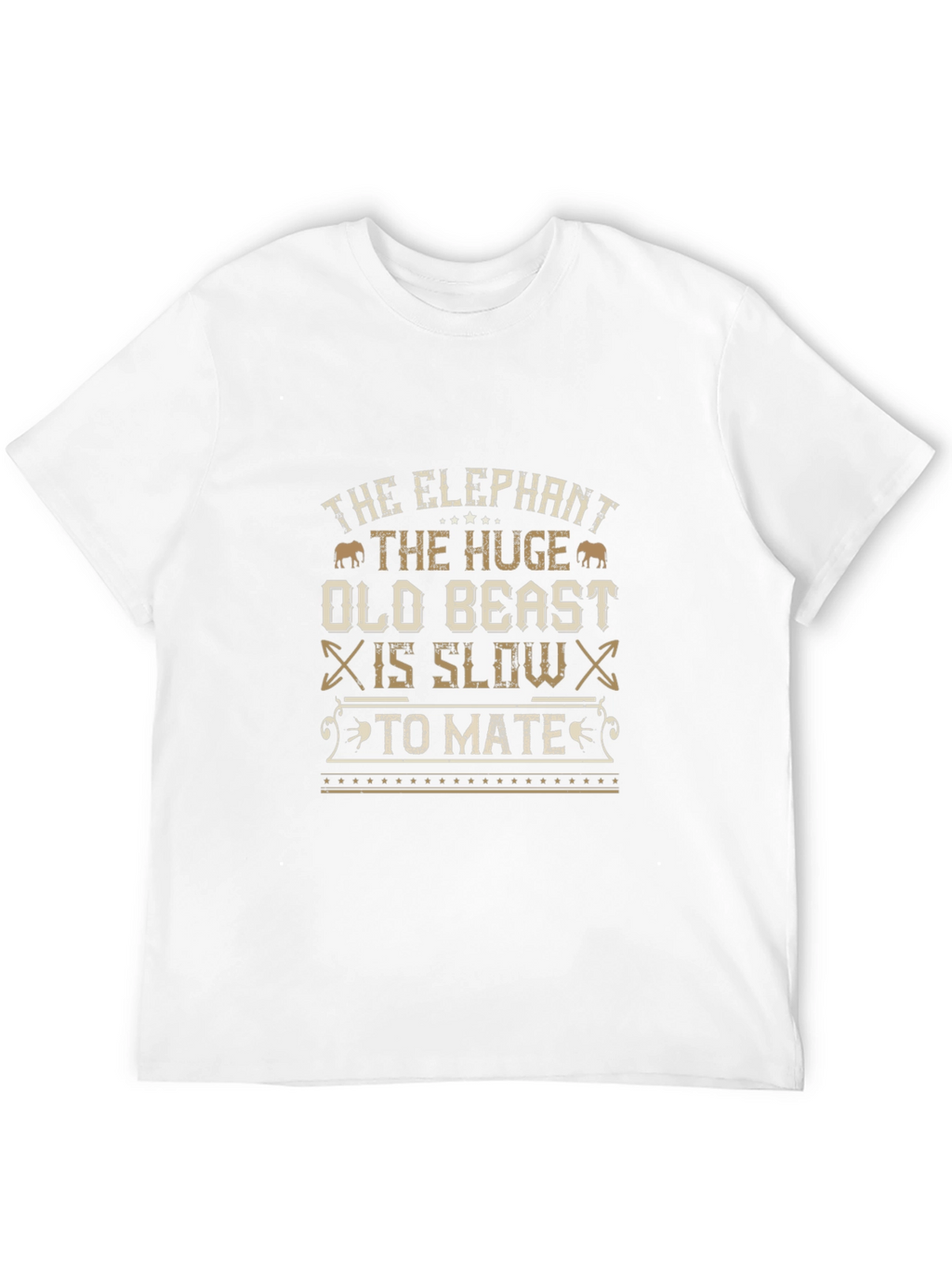 Elephant Lover T-Shirt: Slow to Mate Tee