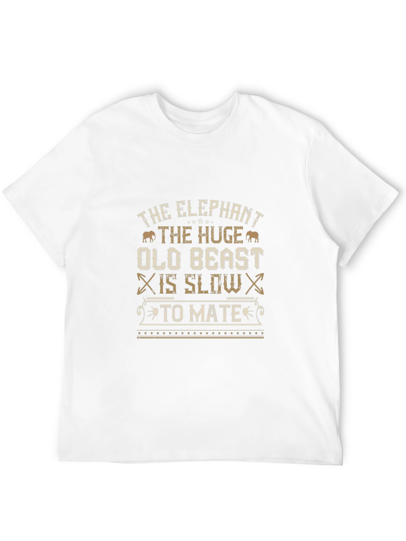 Elephant Lover T-Shirt: Slow to Mate Tee