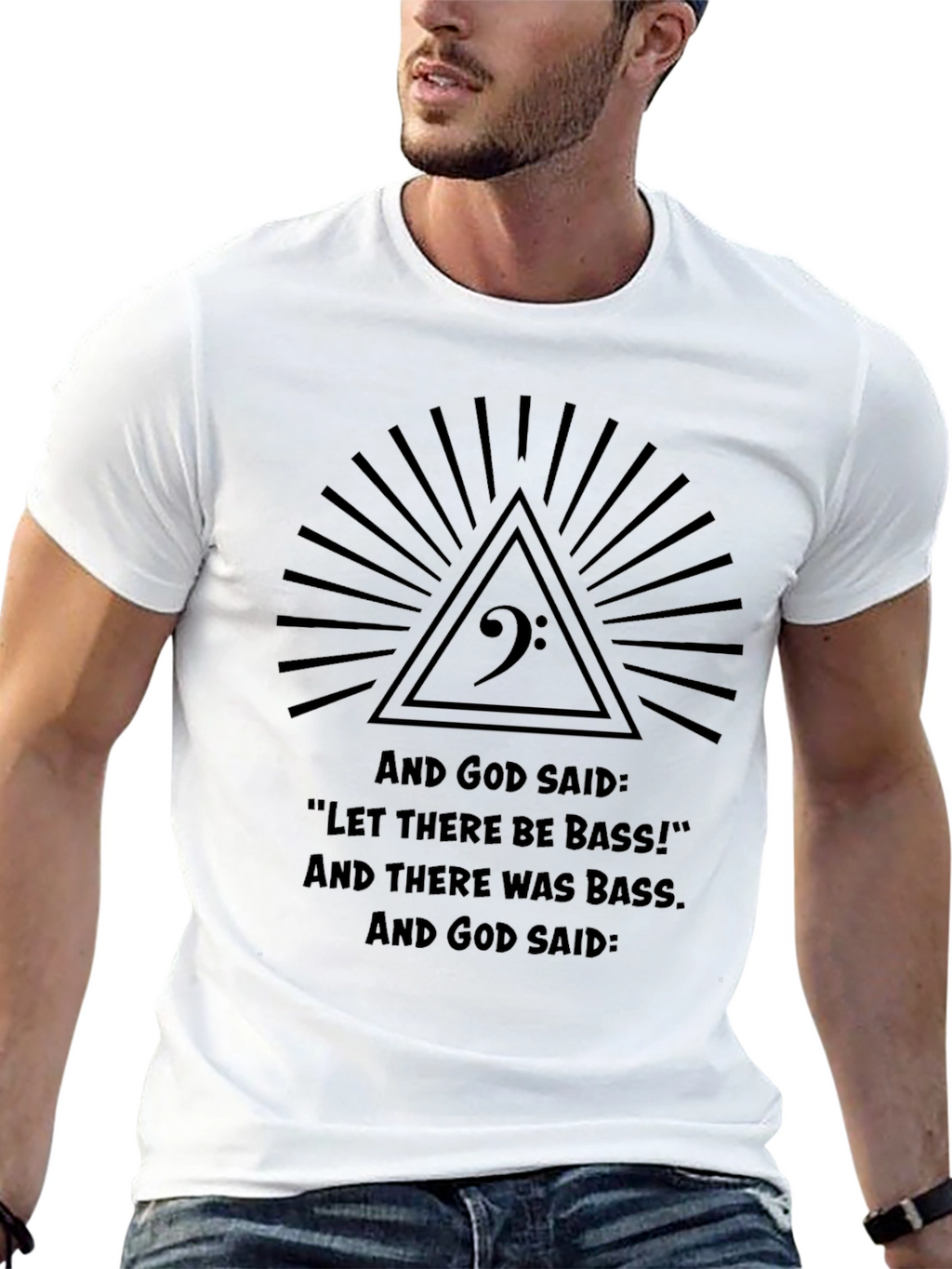 Bass Music T-Shirt - Let There Be Bass!