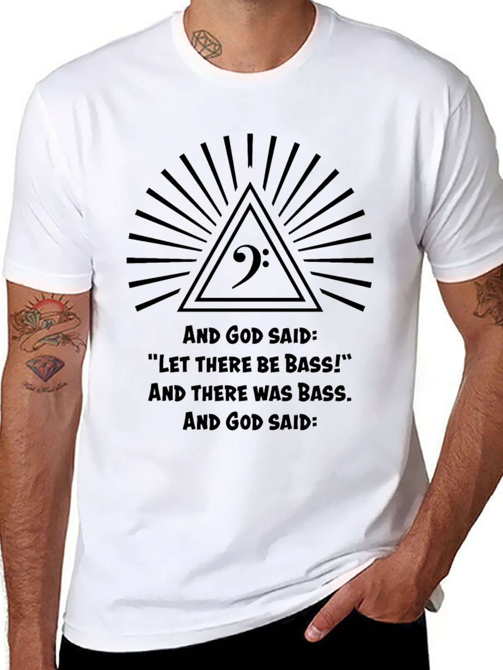 Bass Music T-Shirt - Let There Be Bass!