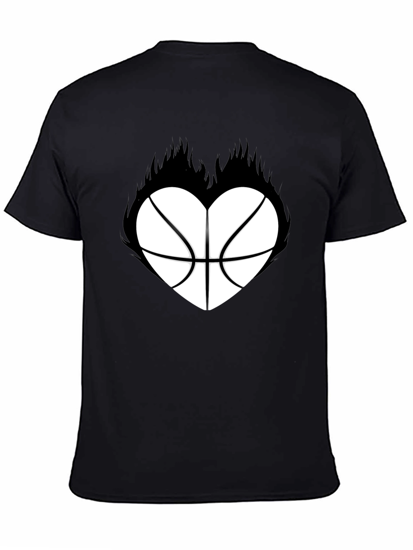 Basketball Heart Graphic T-Shirt