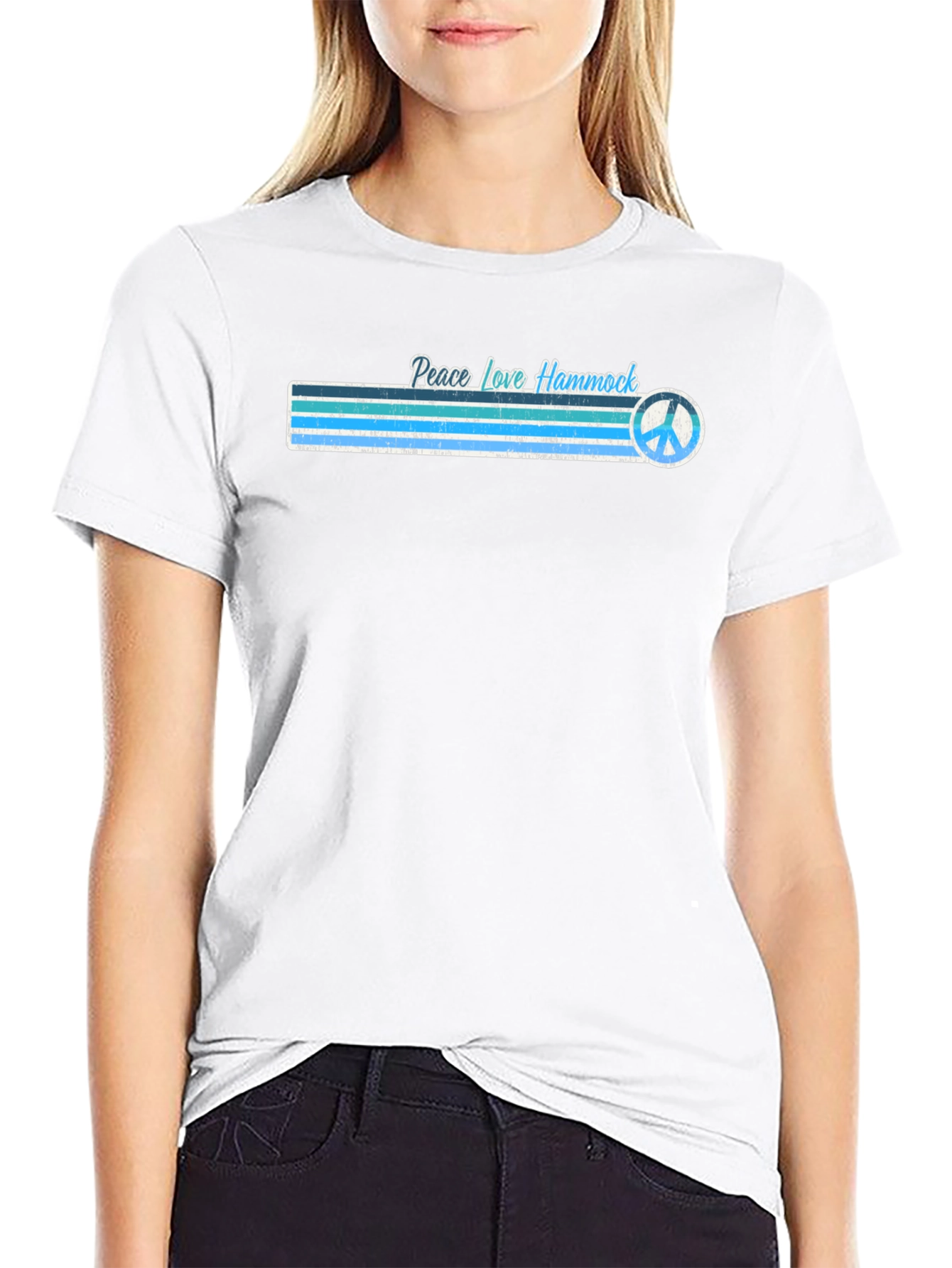 Peace Love Hammock Graphic T-Shirt