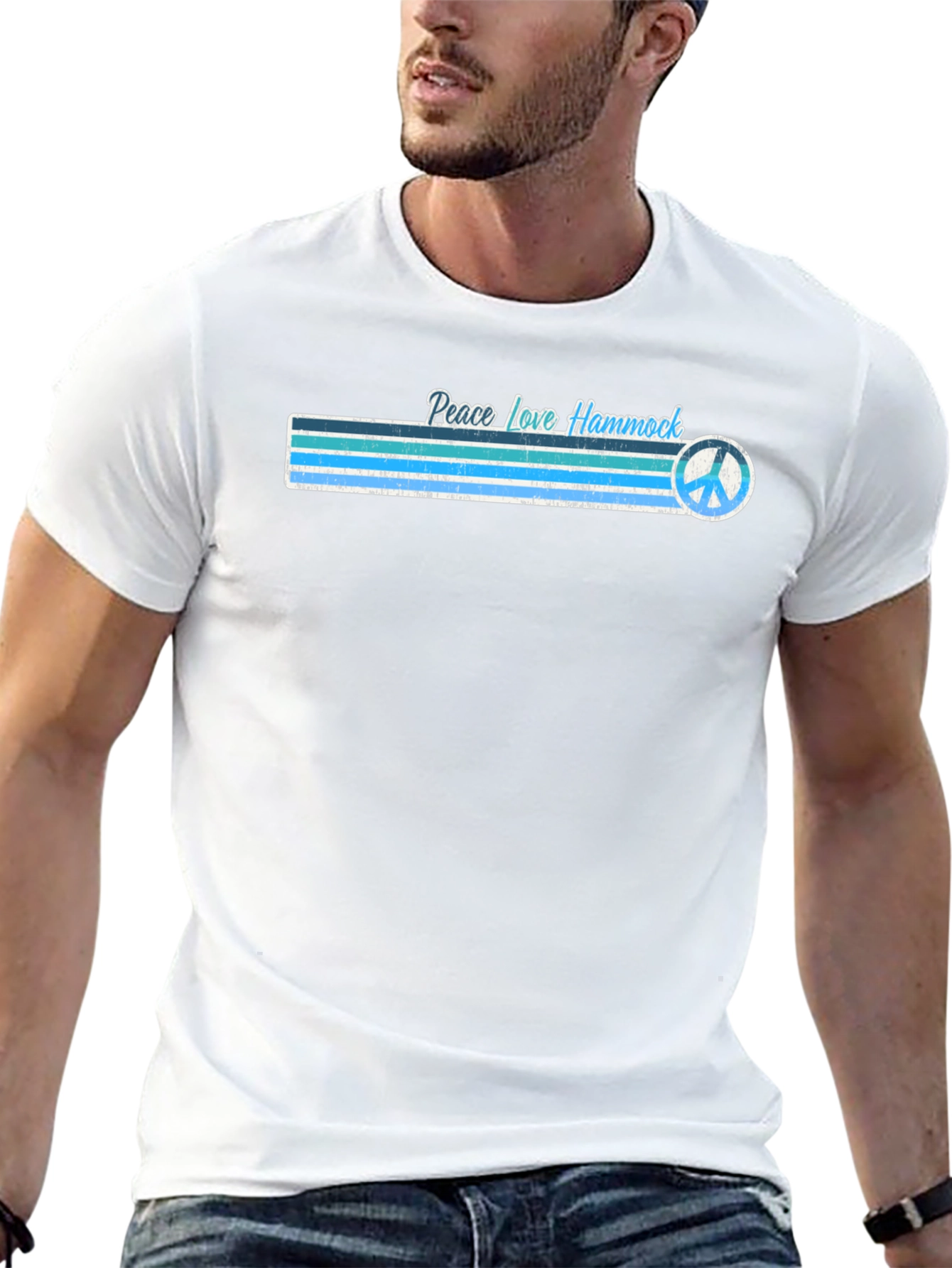 Peace Love Hammock Graphic T-Shirt