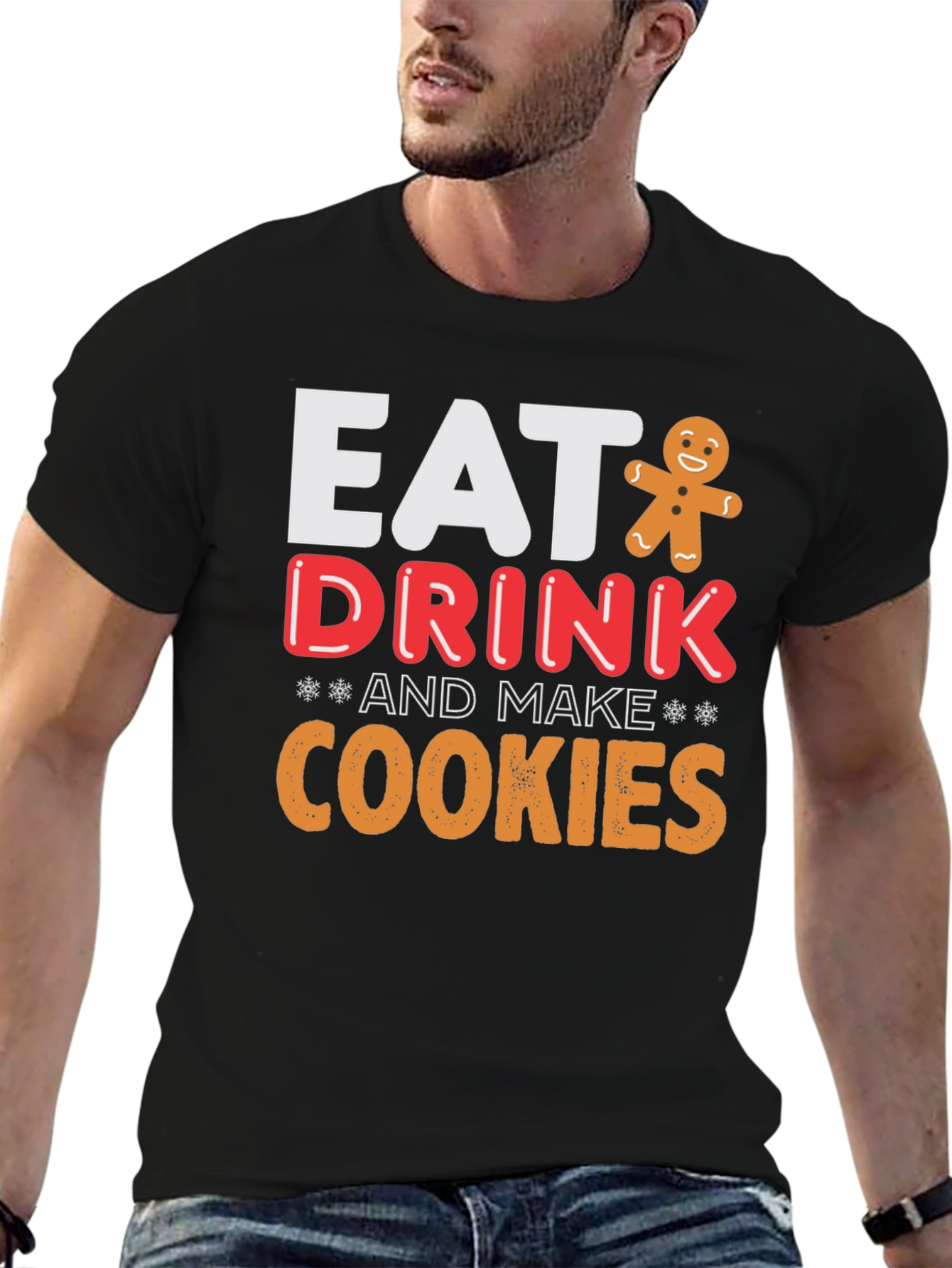 Eat Drink & Make Cookies Graphic Tee
