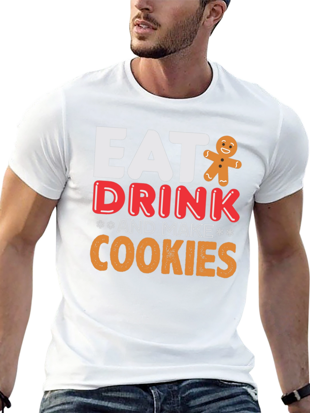Eat Drink & Make Cookies Graphic Tee