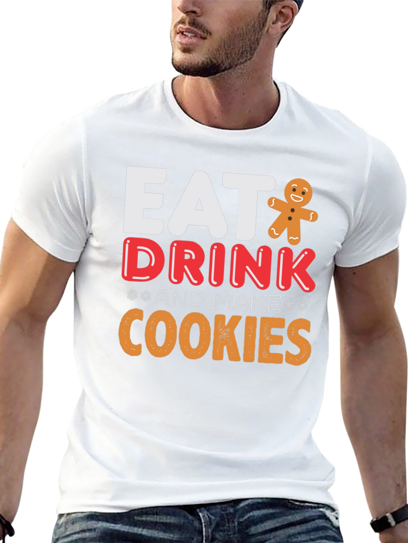 Eat Drink & Make Cookies Graphic Tee