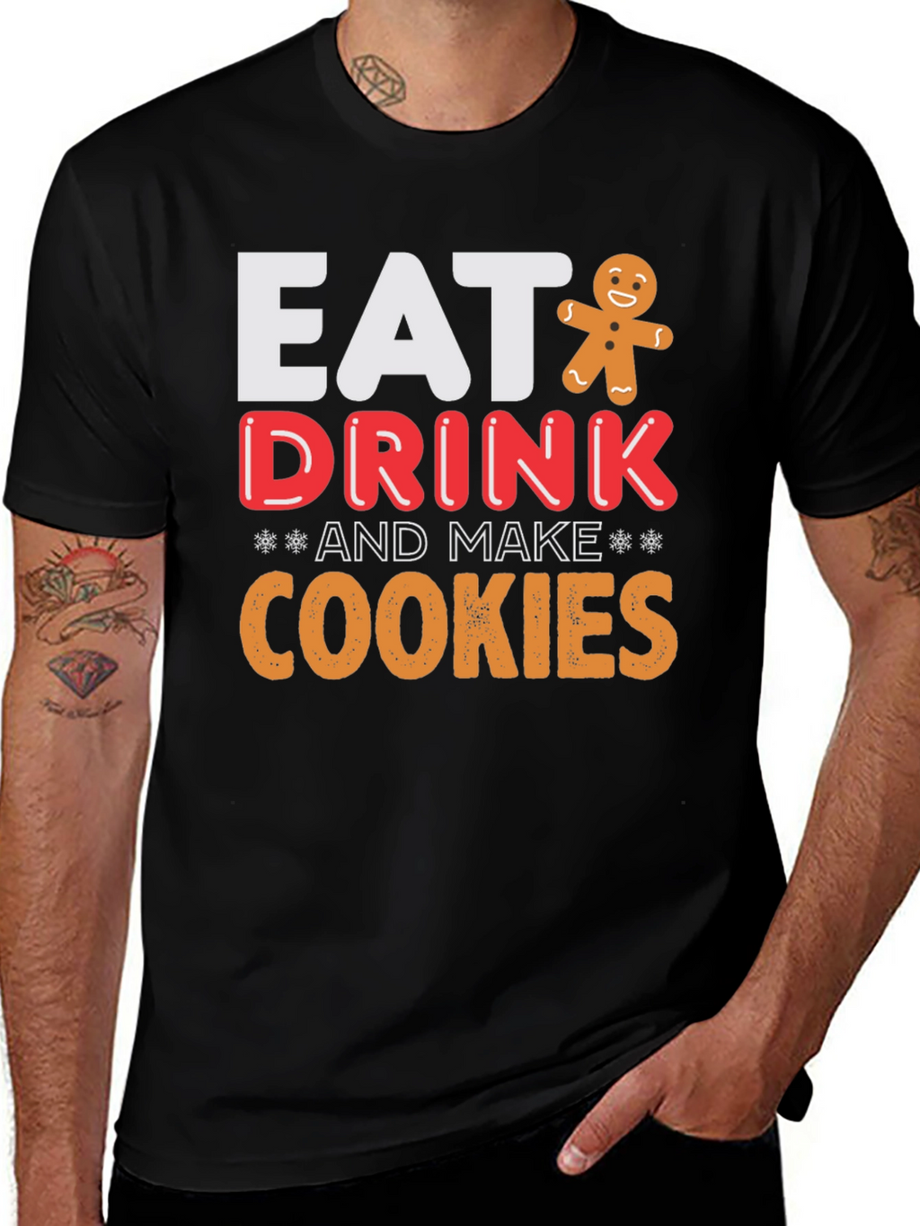 Eat Drink & Make Cookies Graphic Tee