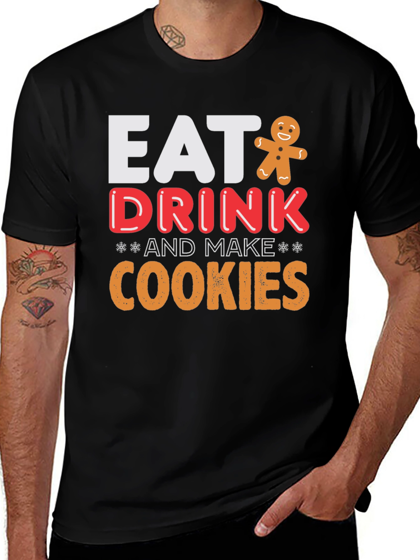 Eat Drink & Make Cookies Graphic Tee