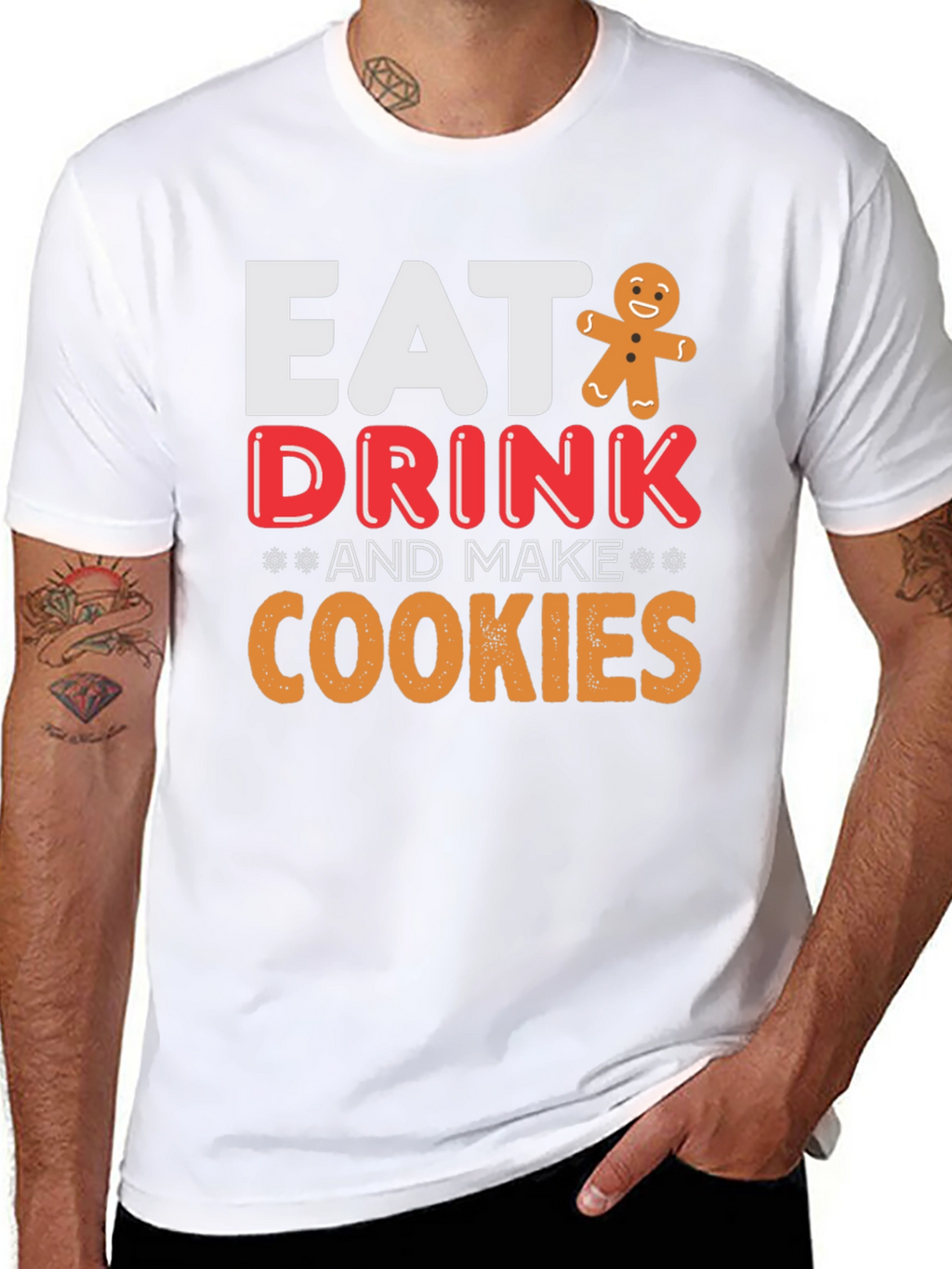 Eat Drink & Make Cookies Graphic Tee