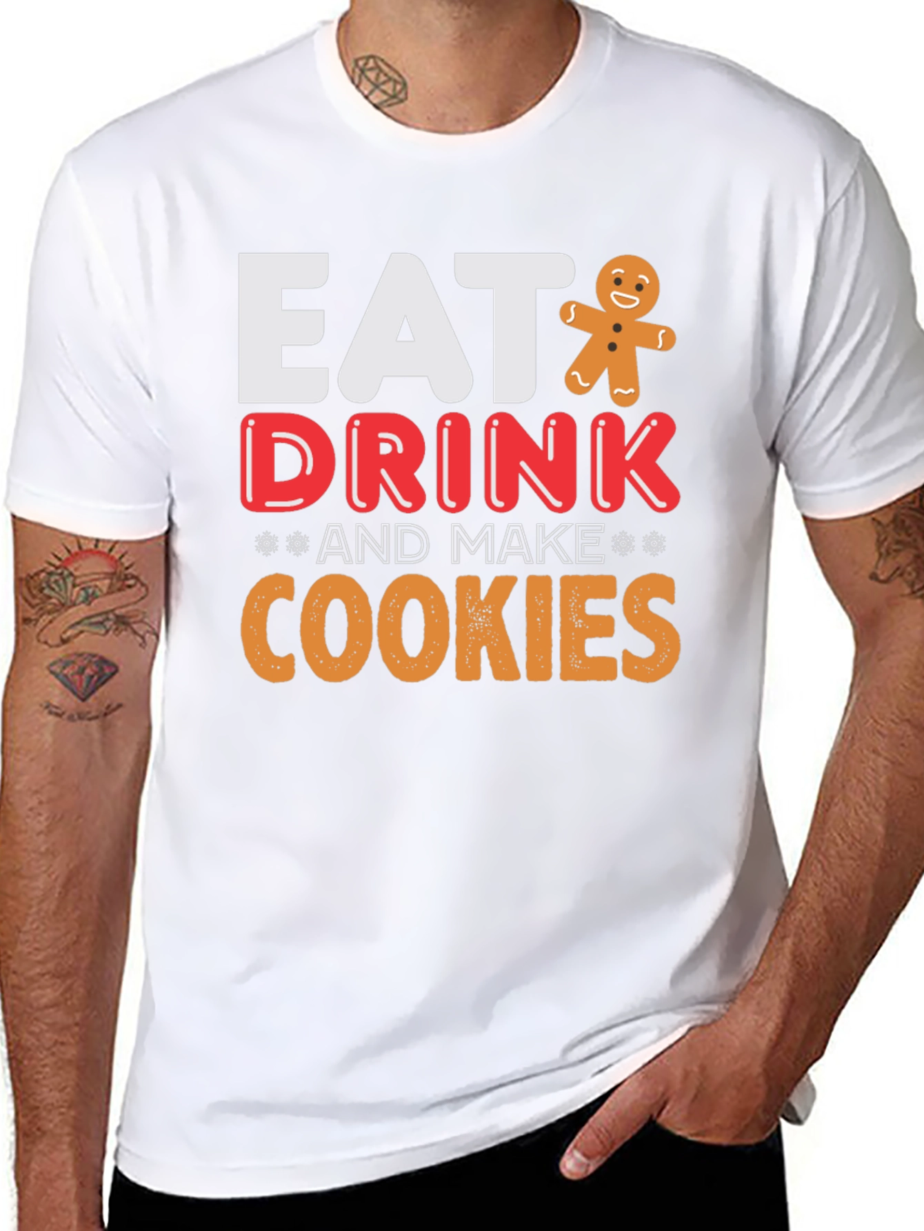 Eat Drink & Make Cookies Graphic Tee