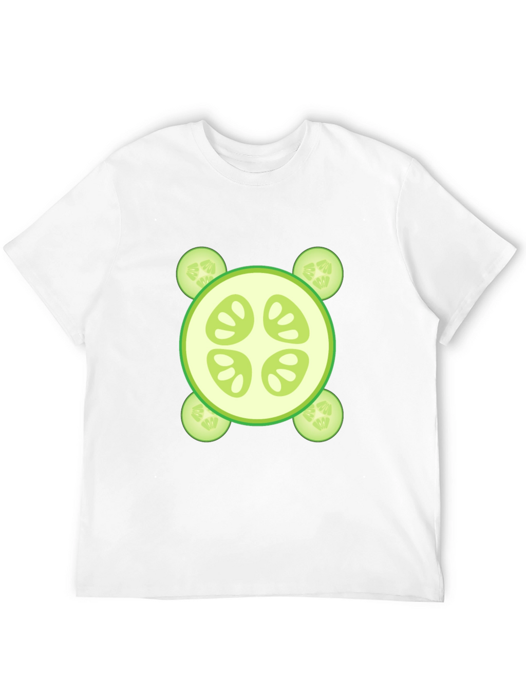 Cucumber Slice Graphic Tee - Fresh & Fun Design