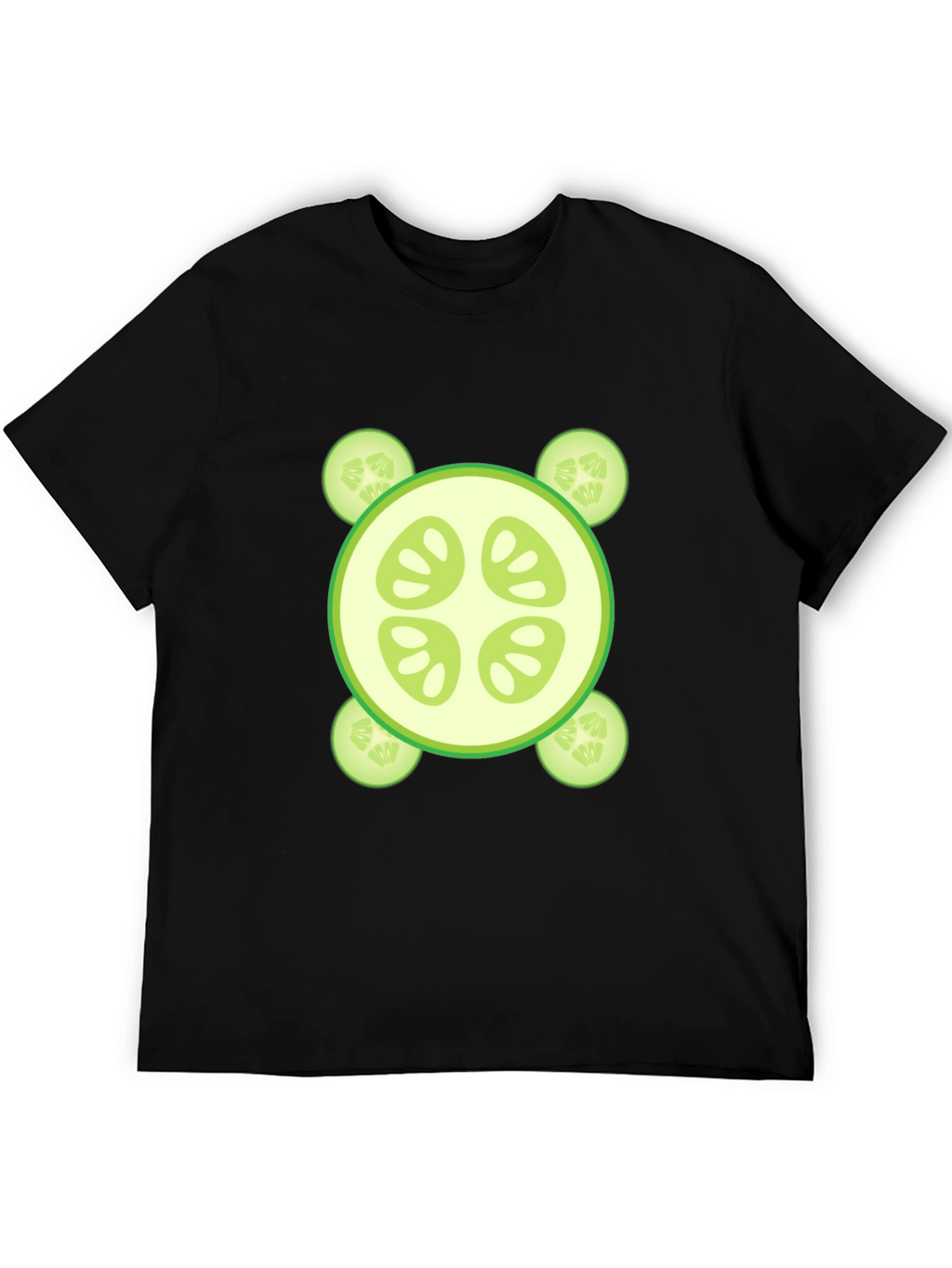 Cucumber Slice Graphic Tee - Fresh & Fun Design
