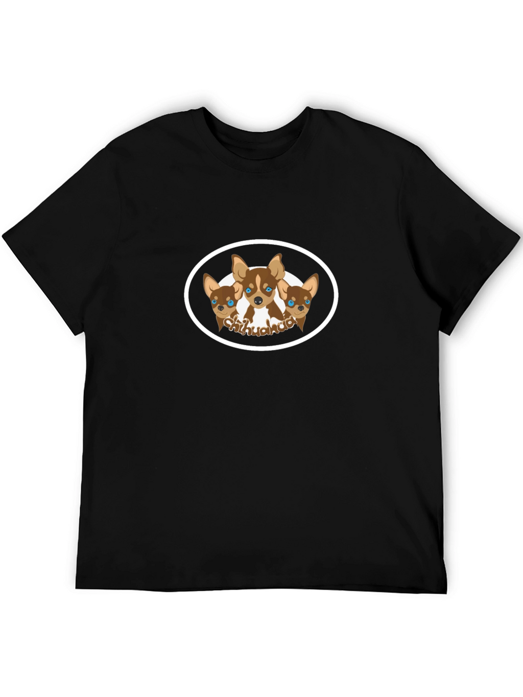 Chihuahua Dog Lover Black T-Shirt