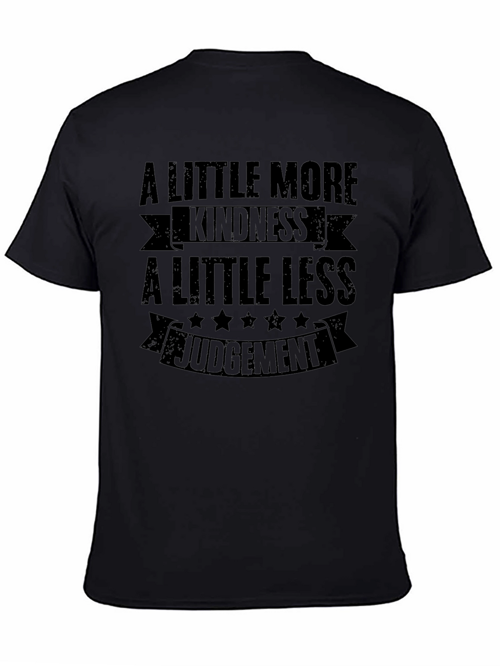 Kindness & Judgement Black T-Shirt