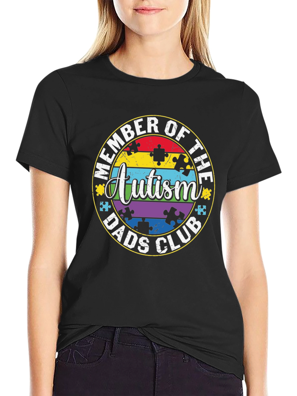 Autism Dads Club Member T-Shirt