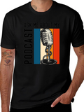 Ask Me About My Podcast Graphic Tee