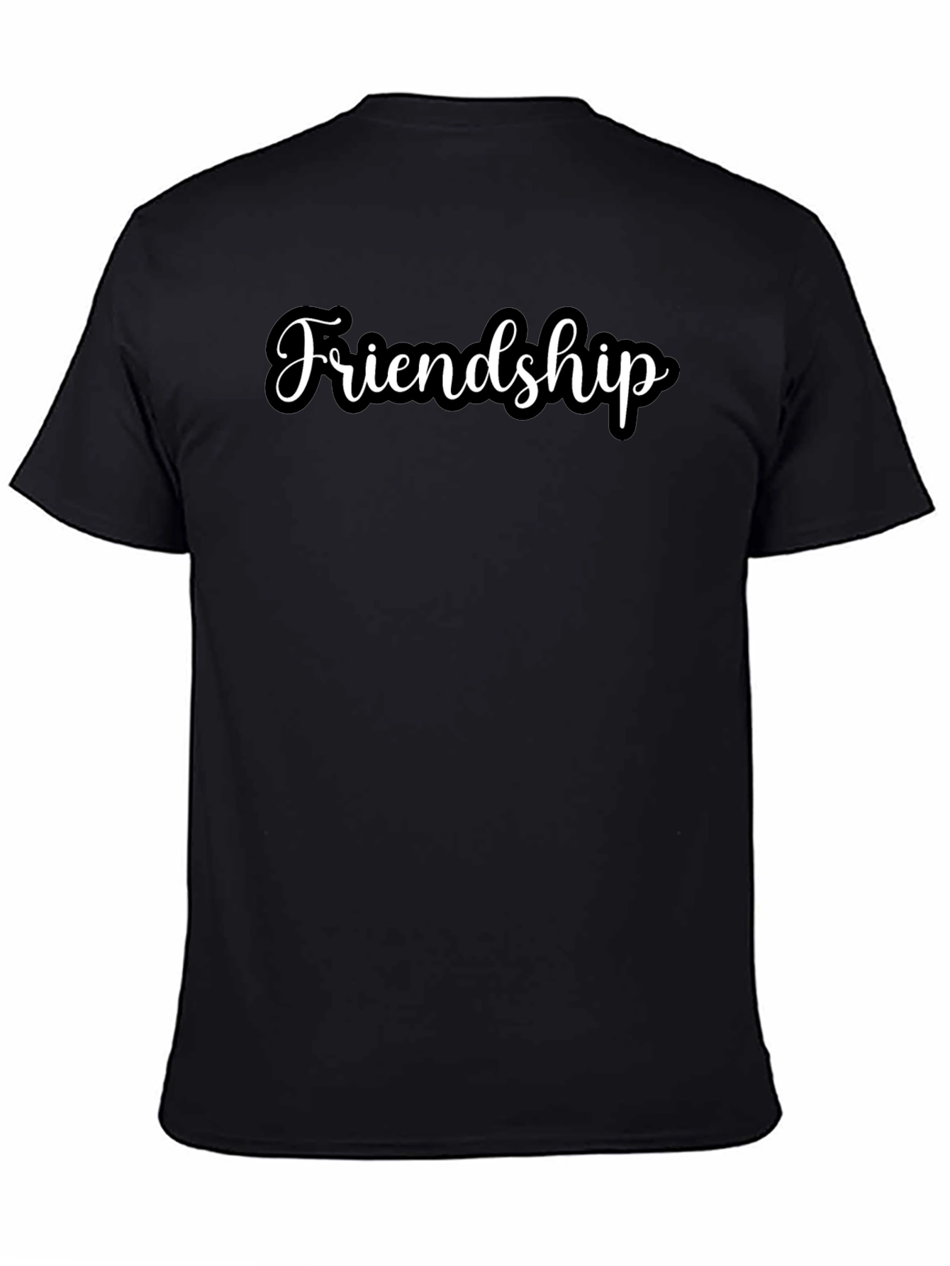 Friendship T-Shirt: Classic Black Tee