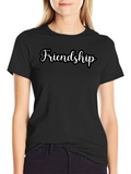Friendship T-Shirt: Classic Black Tee