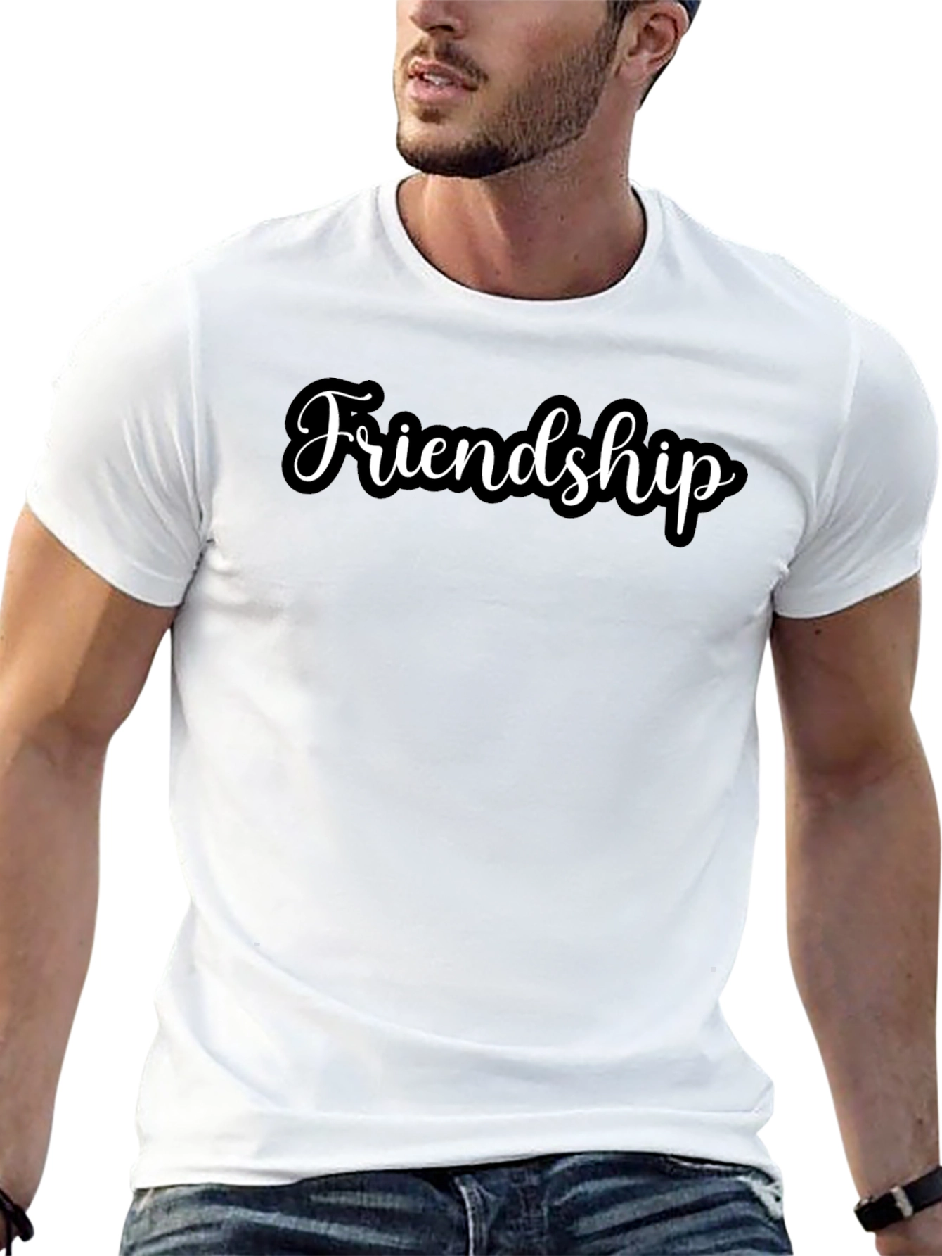 Friendship T-Shirt: Classic Black Tee