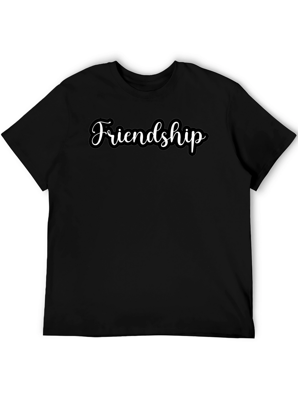 Friendship T-Shirt: Classic Black Tee