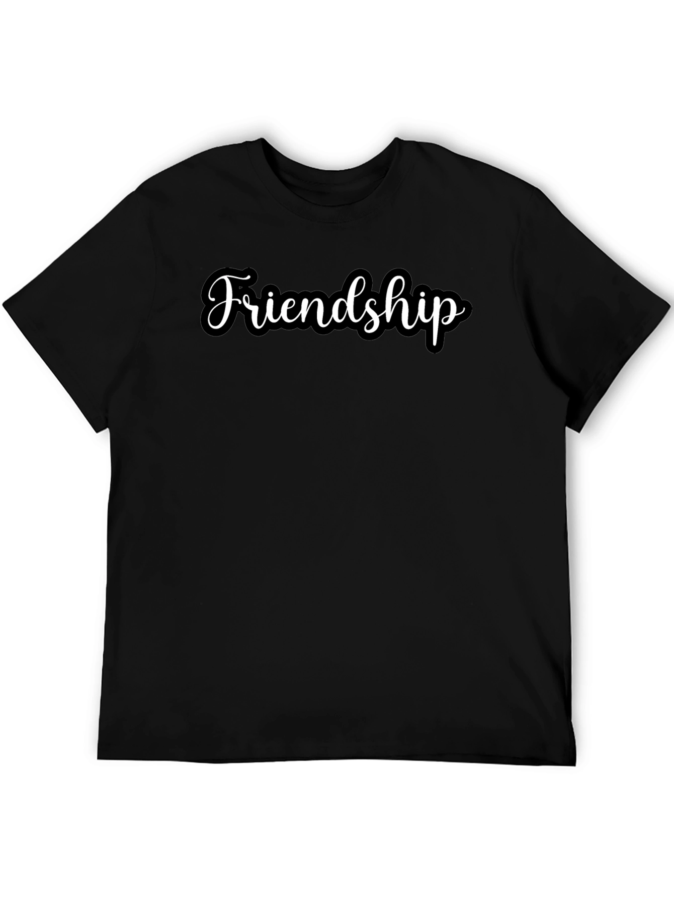 Friendship T-Shirt: Classic Black Tee