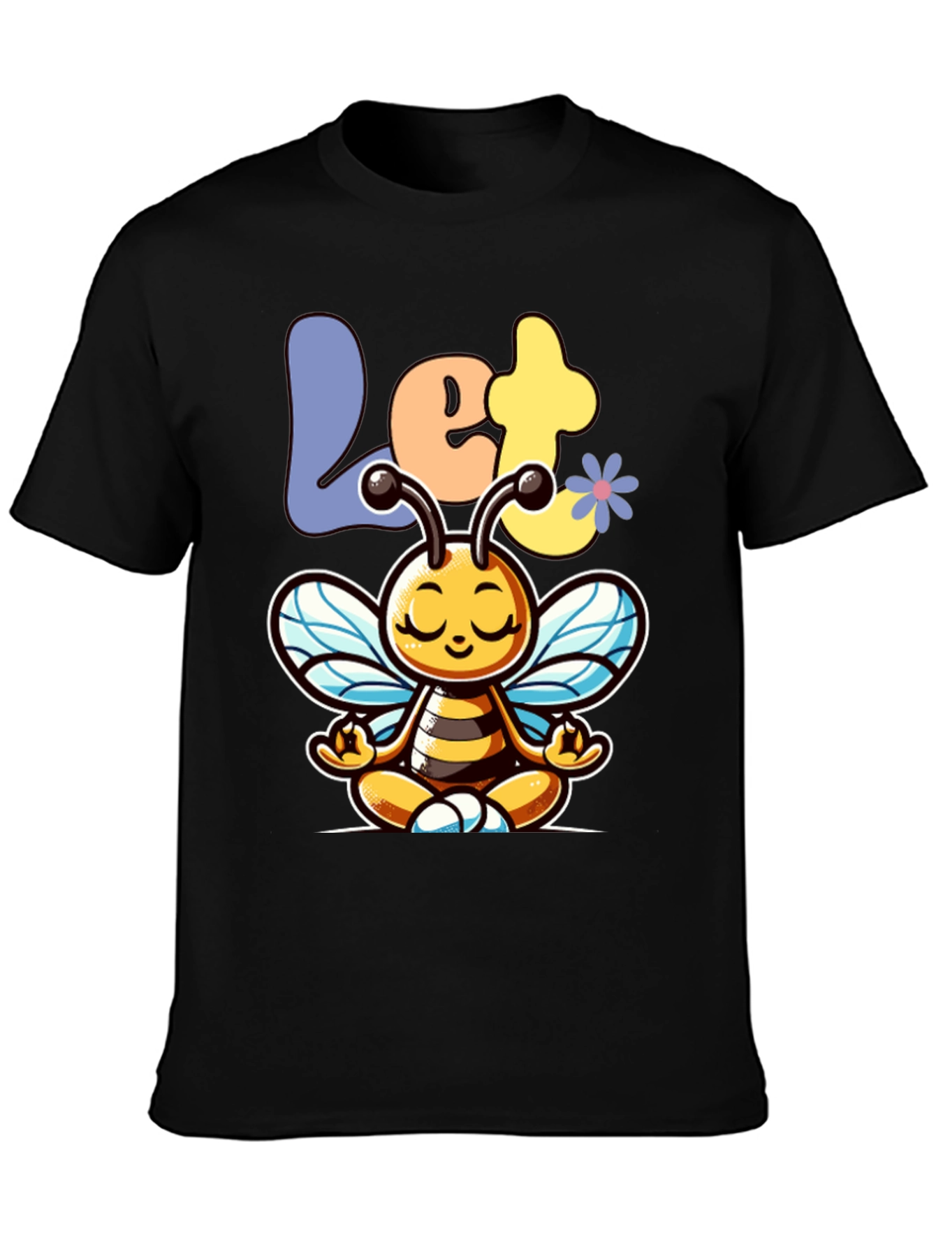 Let it Bee Zen Meditation T-Shirt