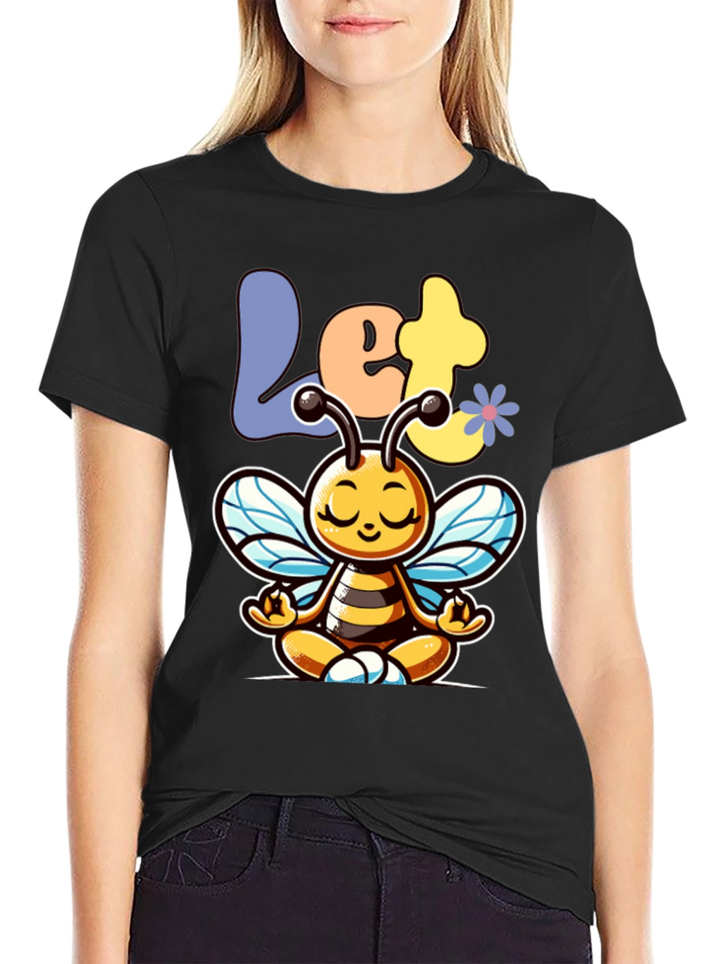 Let it Bee Zen Meditation T-Shirt