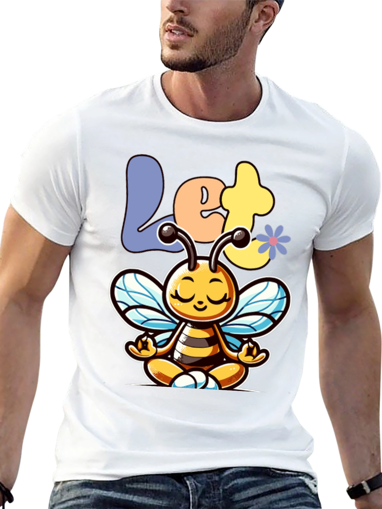 Let it Bee Zen Meditation T-Shirt