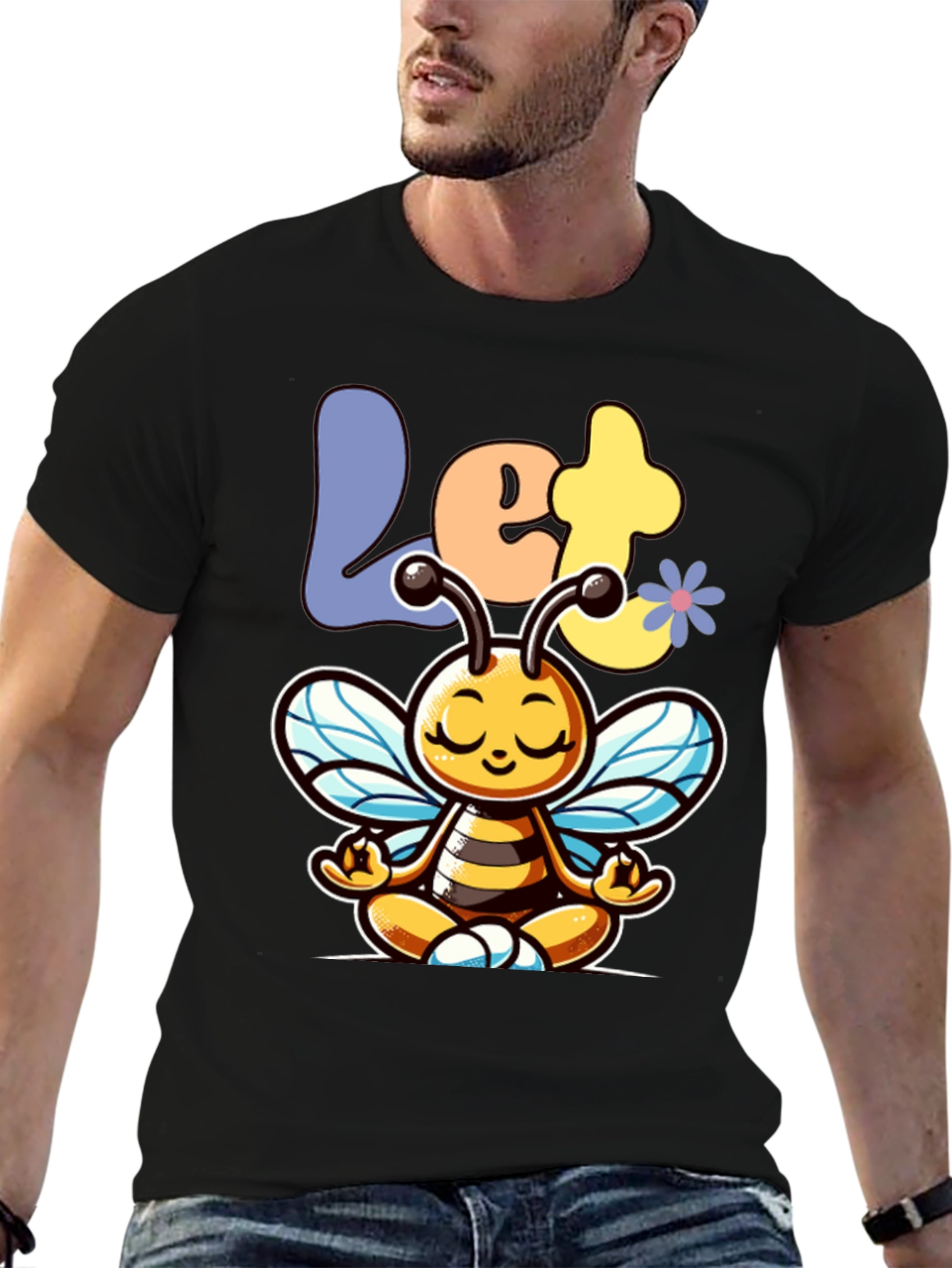 Let it Bee Zen Meditation T-Shirt