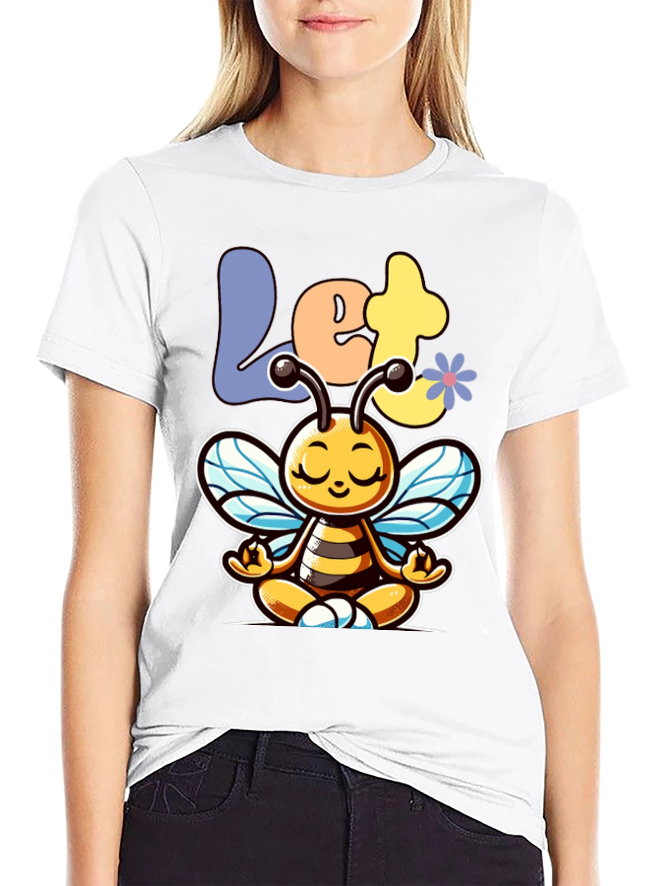 Let it Bee Zen Meditation T-Shirt