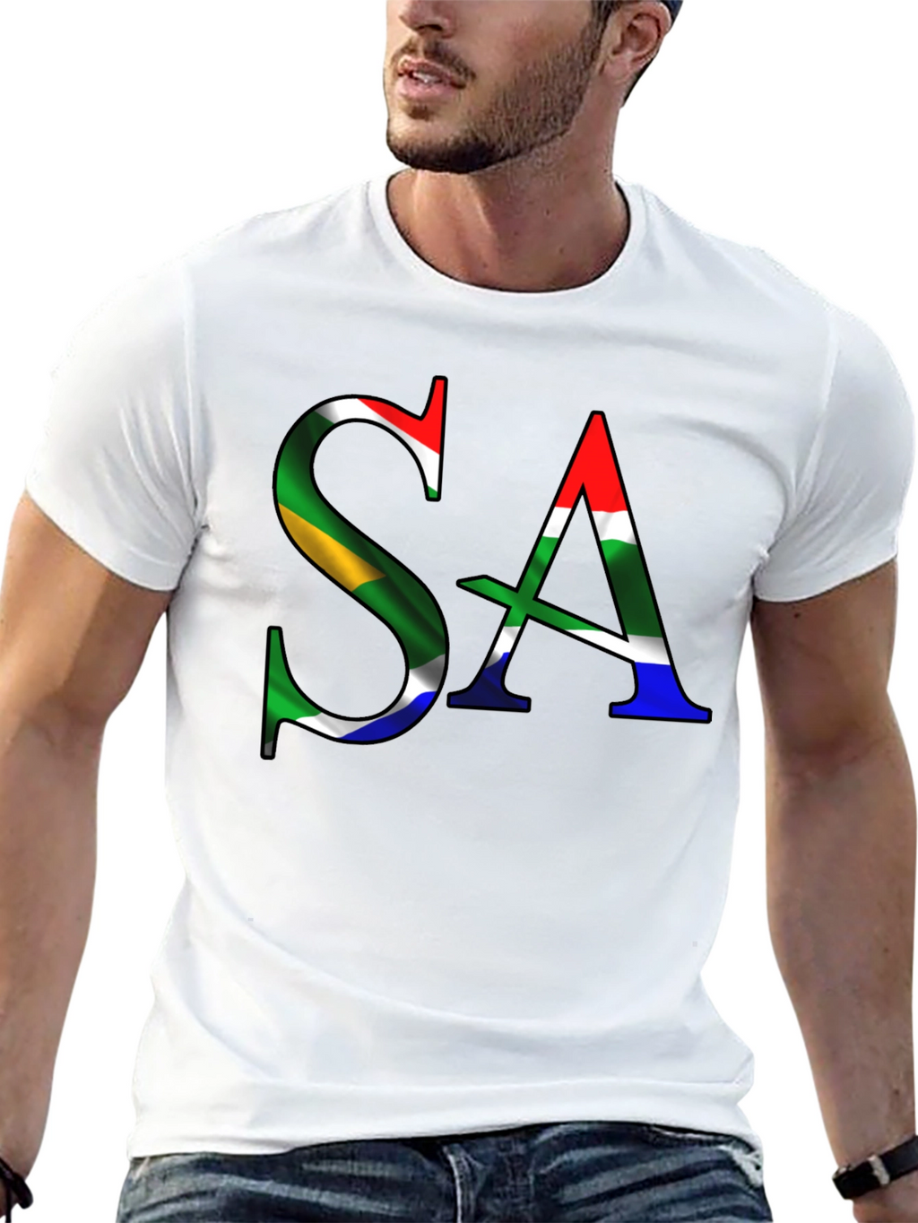 South Africa Flag Graphic Tee