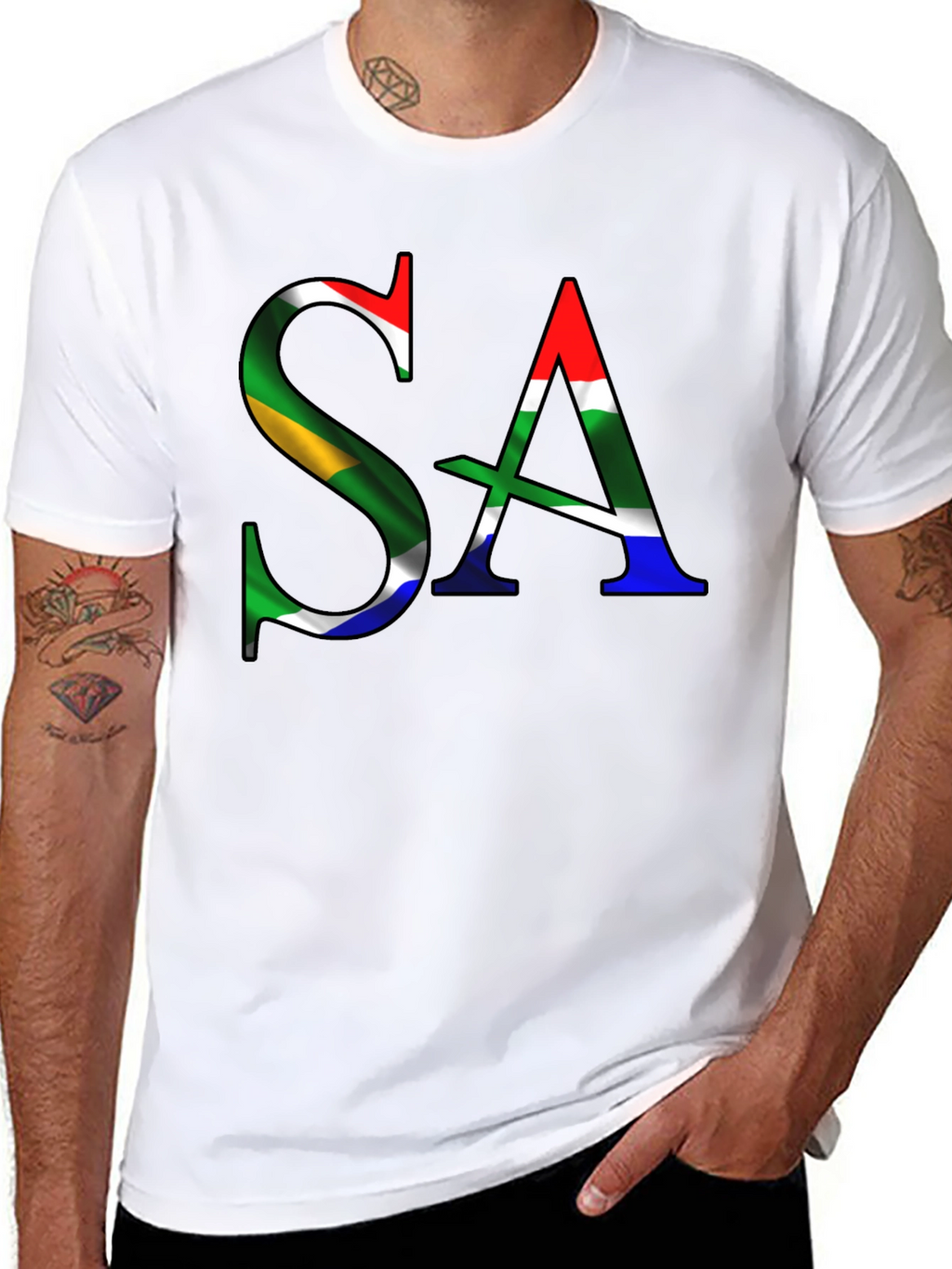 South Africa Flag Graphic Tee