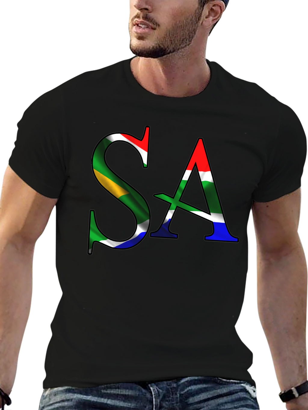 South Africa Flag Graphic Tee