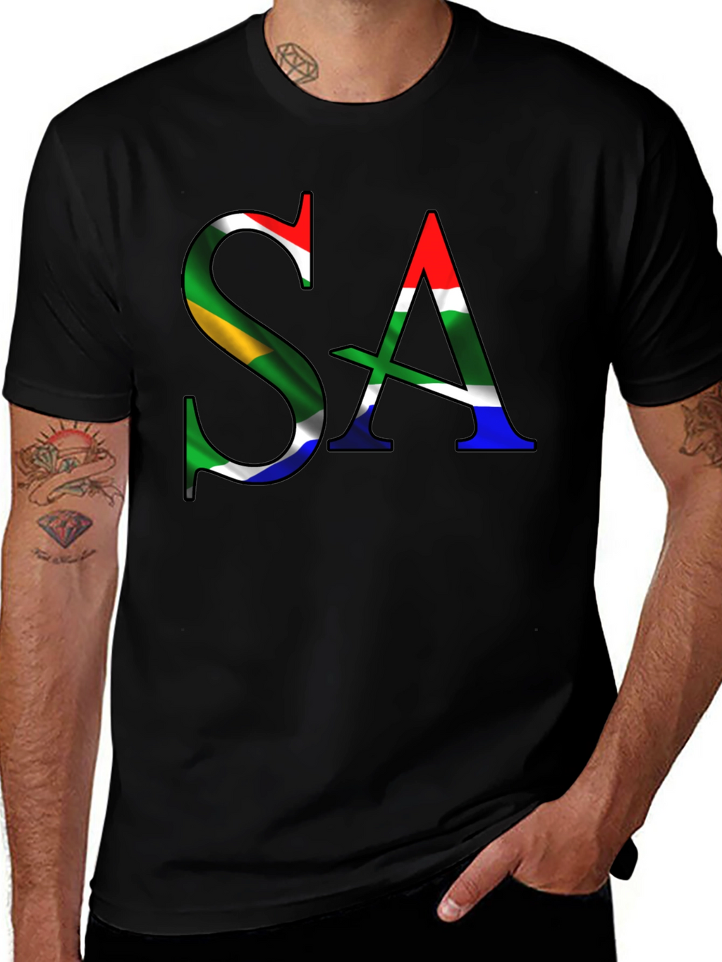 South Africa Flag Graphic Tee