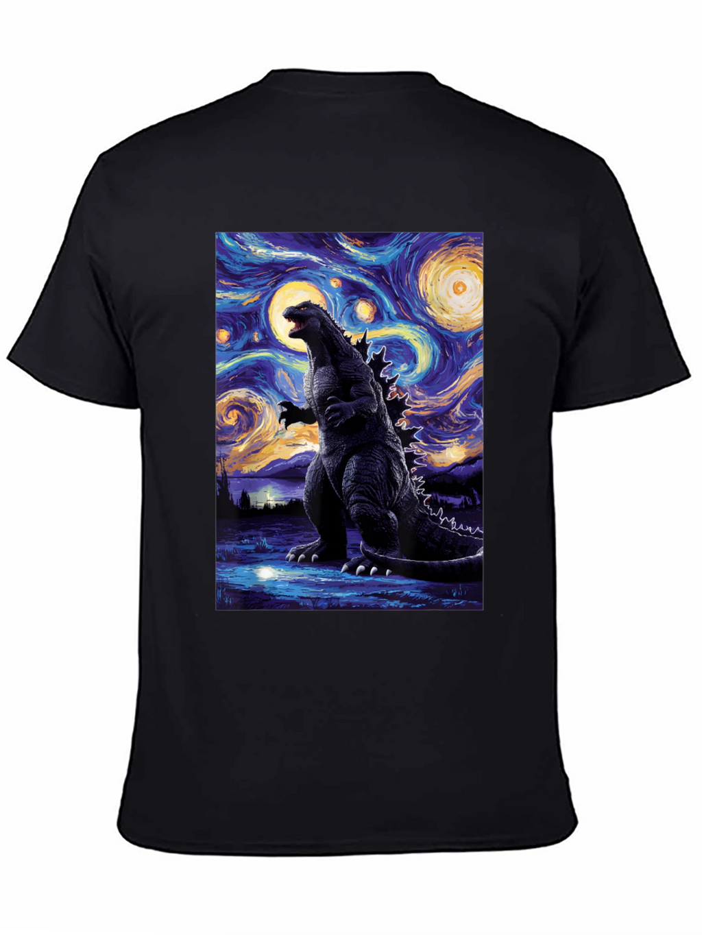 Godzilla Starry Night T-Shirt