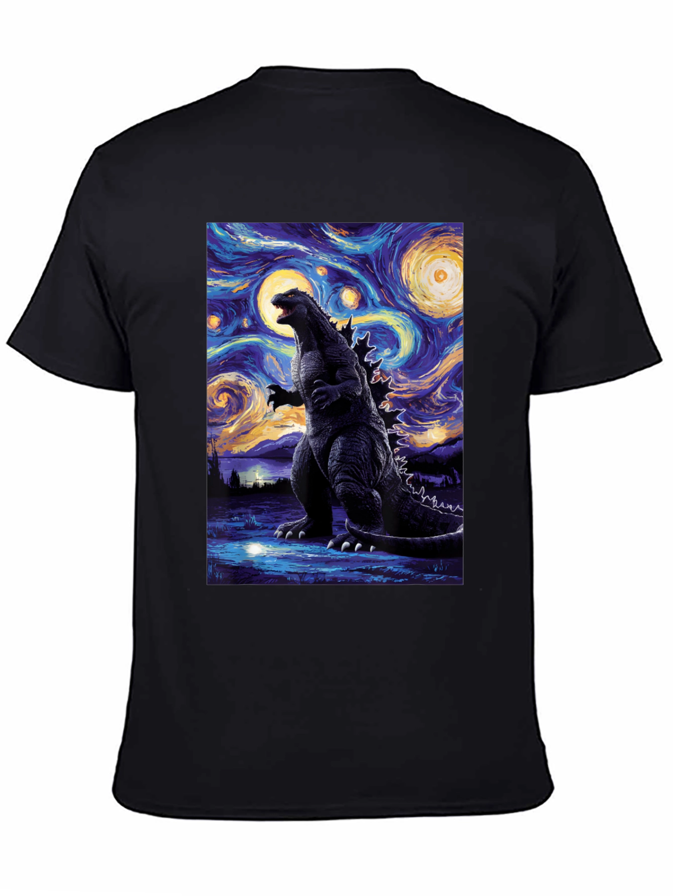 Godzilla Starry Night T-Shirt