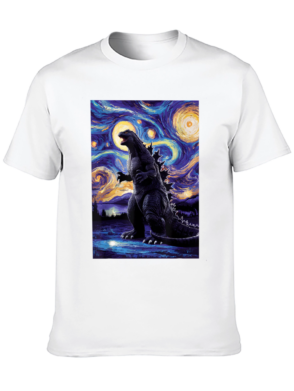 Godzilla Starry Night T-Shirt