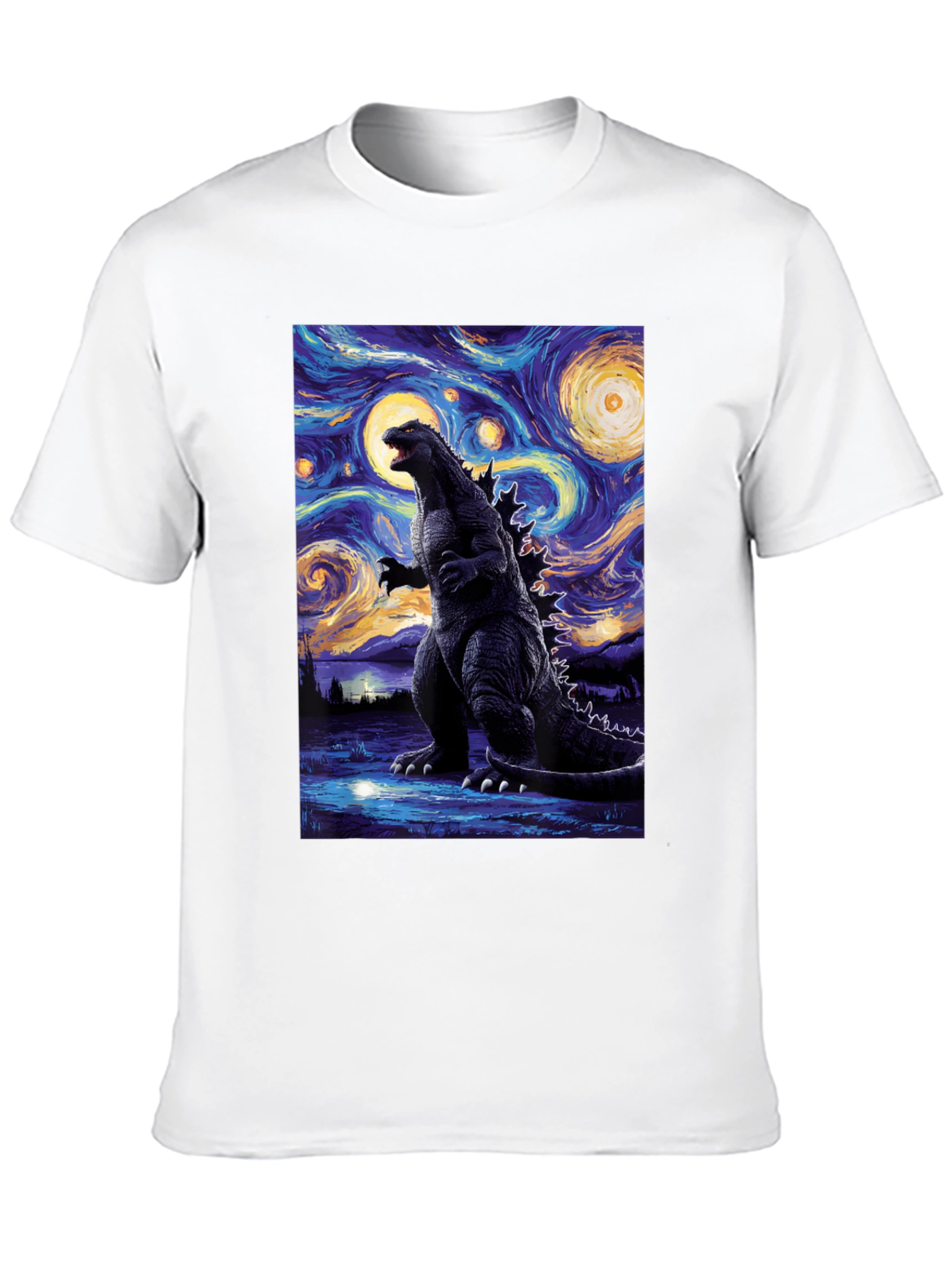 Godzilla Starry Night T-Shirt