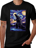 Godzilla Starry Night T-Shirt
