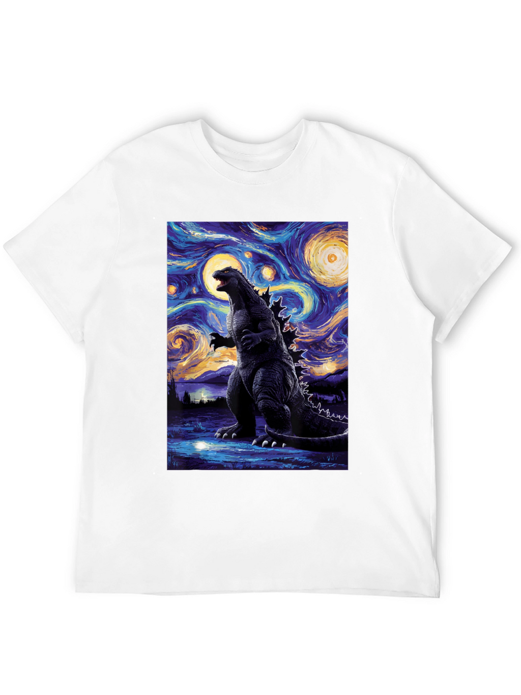 Godzilla Starry Night T-Shirt