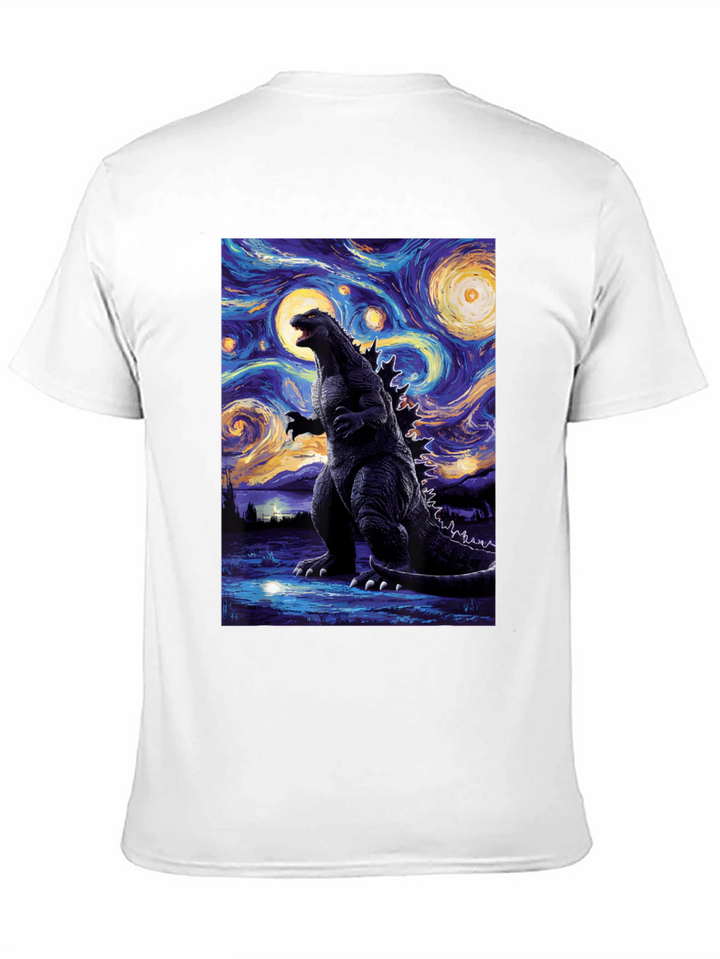 Godzilla Starry Night T-Shirt