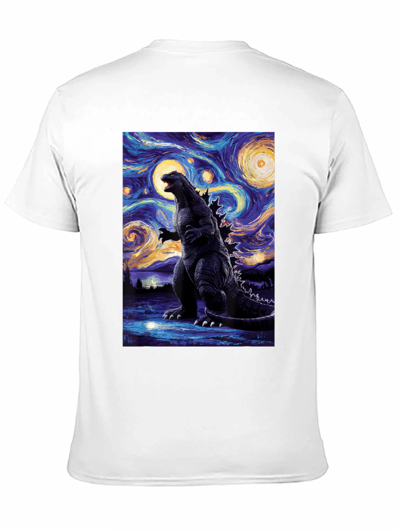 Godzilla Starry Night T-Shirt