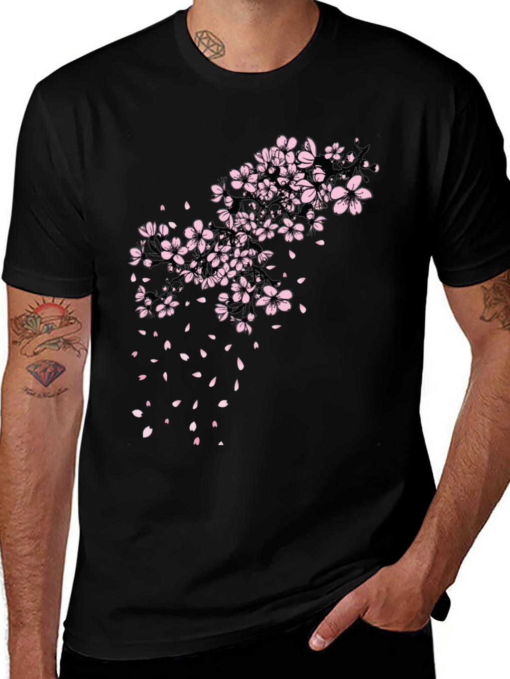 Black Cherry Blossom T-Shirt