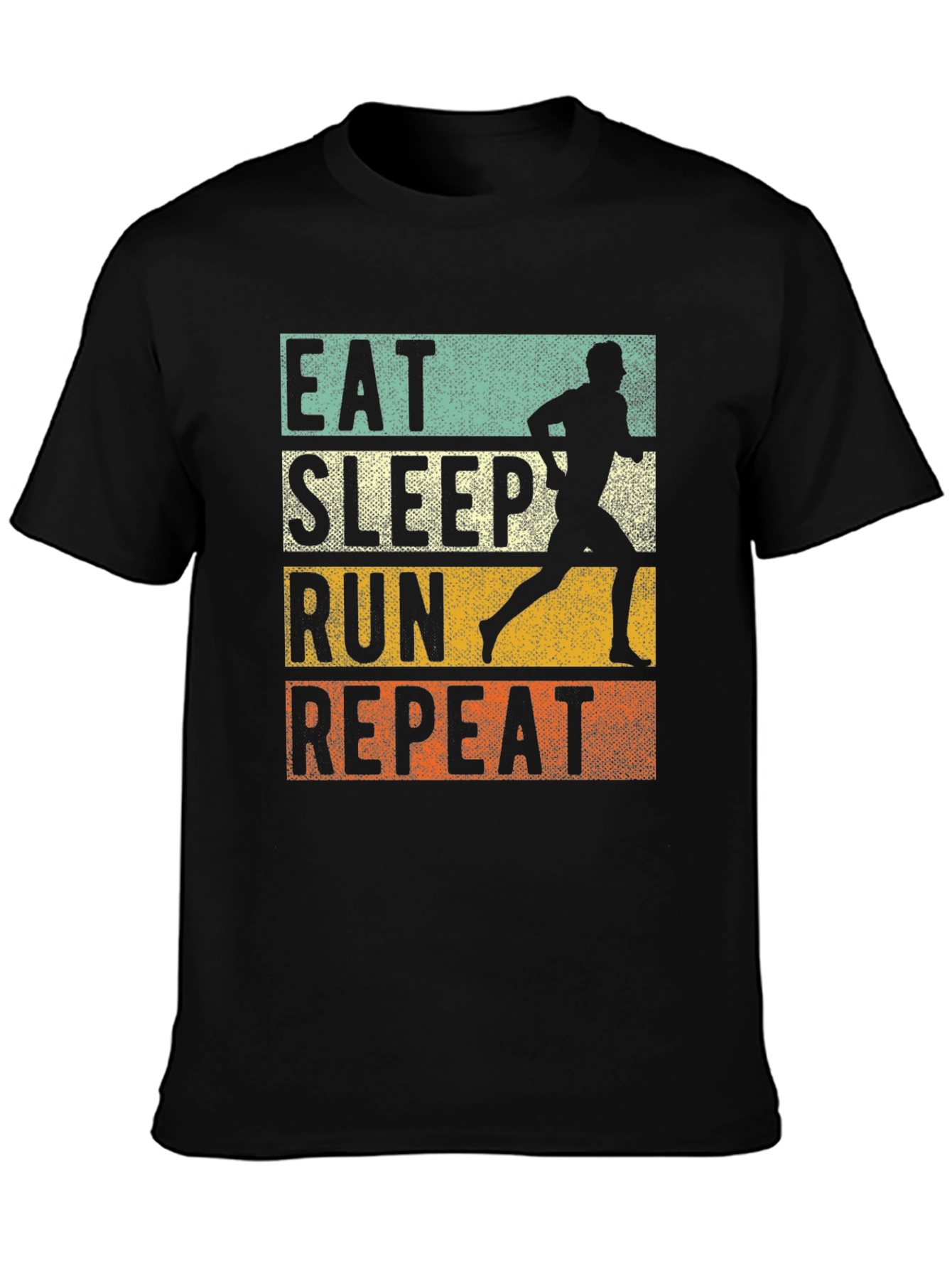 Eat Sleep Run Repeat Graphic Tee