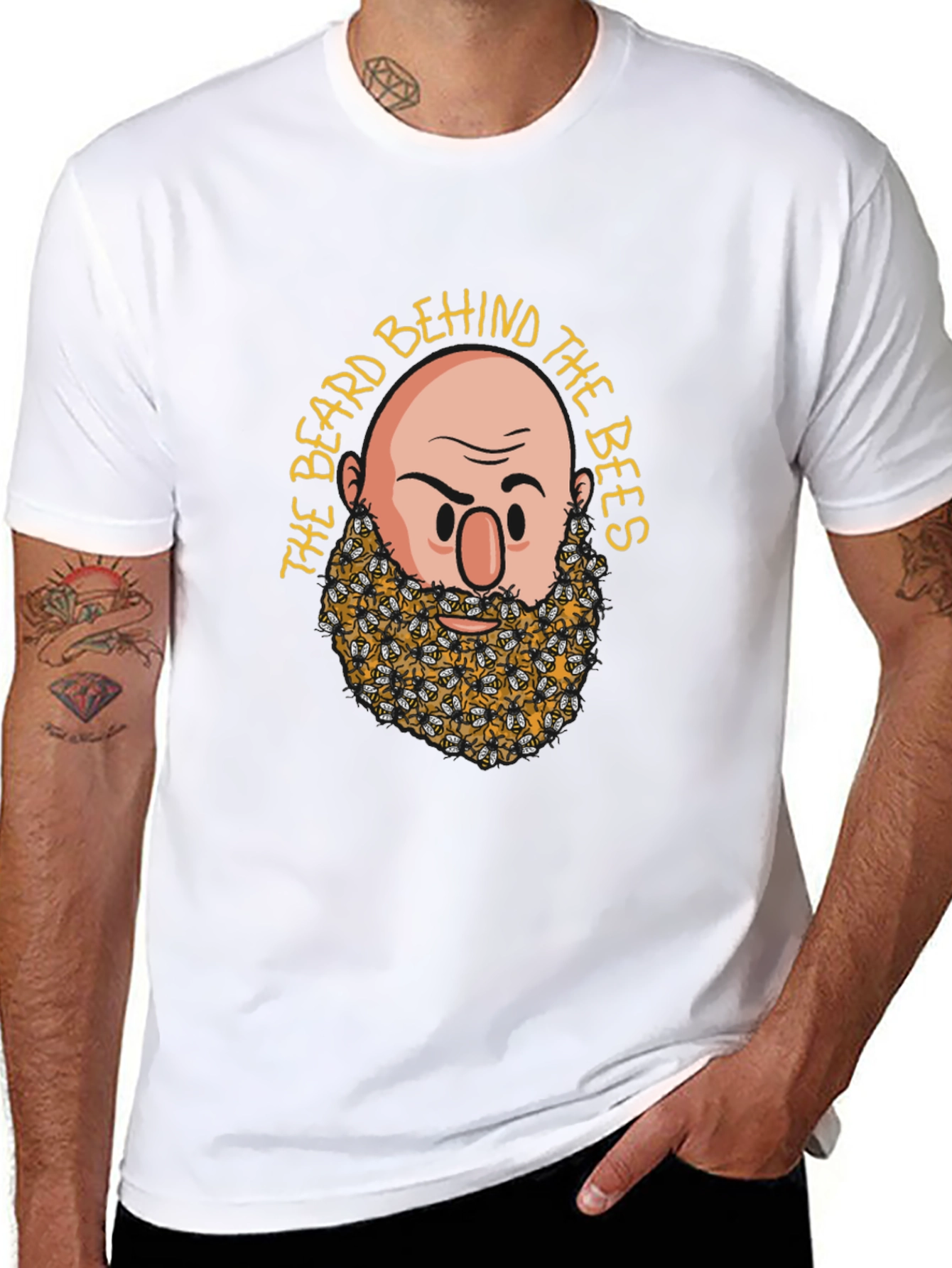 Bearded Beekeeper T-Shirt - The Beard Behind the Bees
