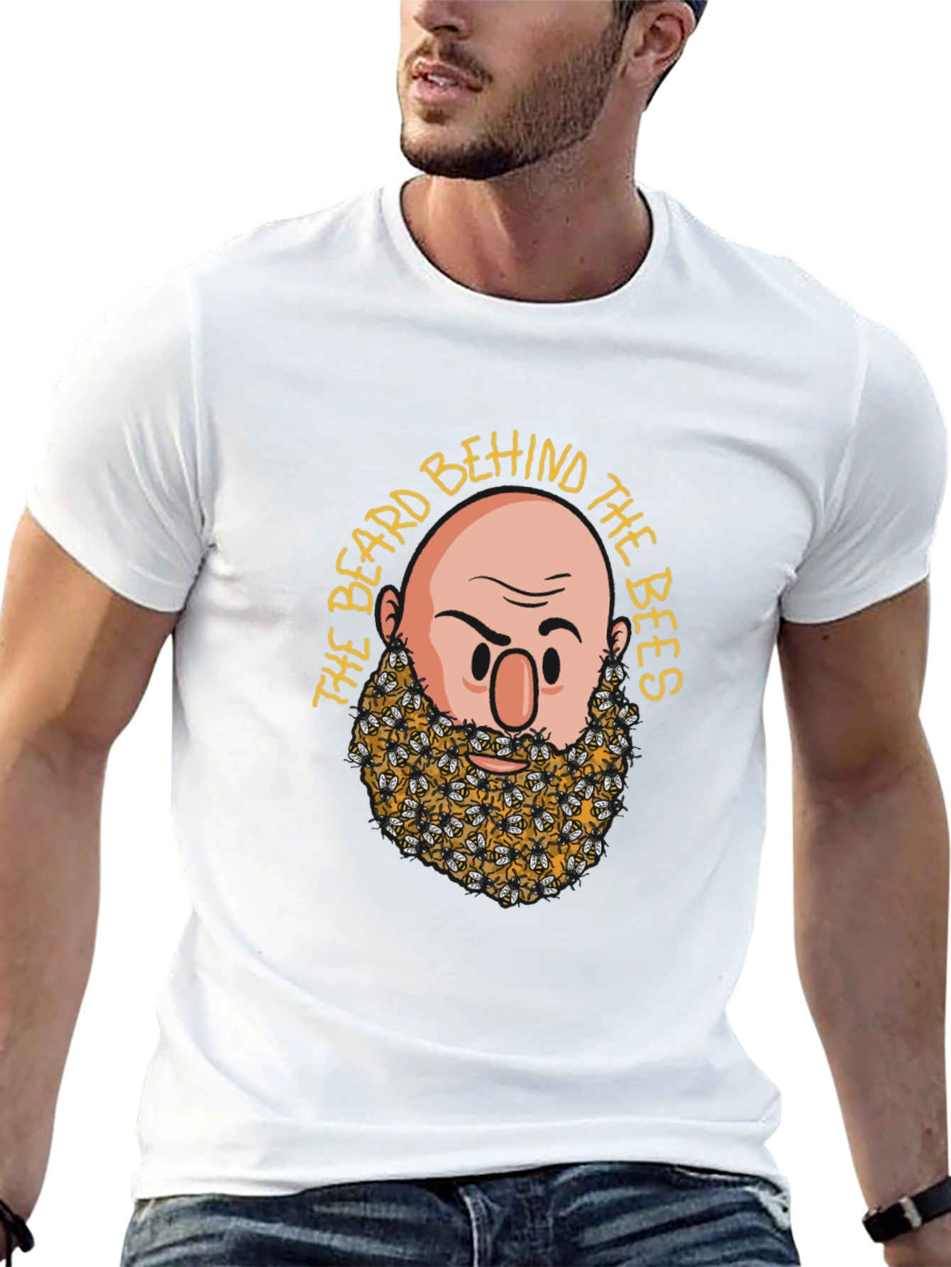 Bearded Beekeeper T-Shirt - The Beard Behind the Bees